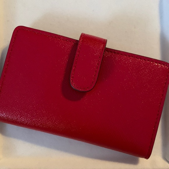 Nordstrom Handbags - Nordstrom Red Leather Kelly Wallet